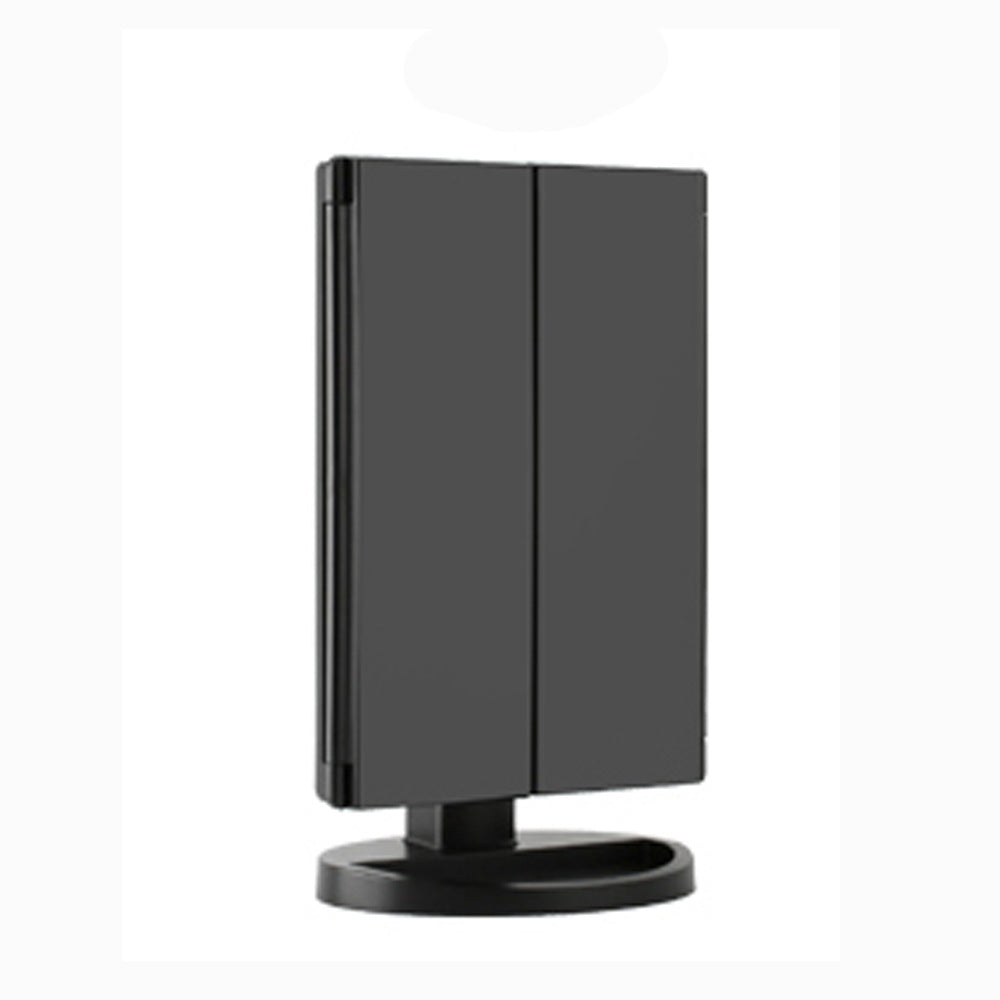 Rechargeable LED Makeup Mirror — 360° Rotating with Magnification
