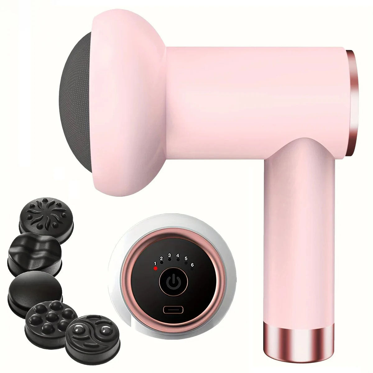 Recovery Massage Gun — 5 Interchangeable Heads