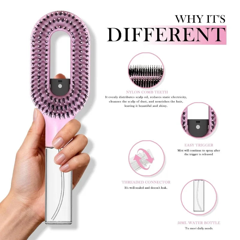 Precision Mist Detangling Brush