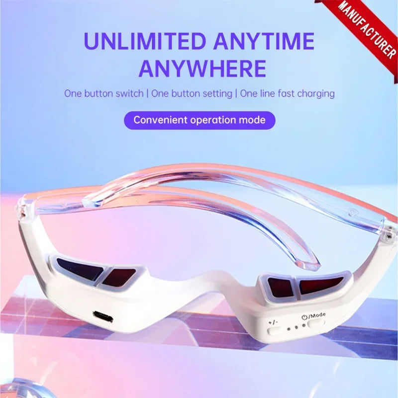 Eye Massager — Red Light & EMS Visor