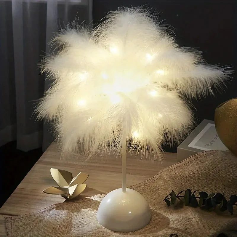 Feather Design LED Lamp