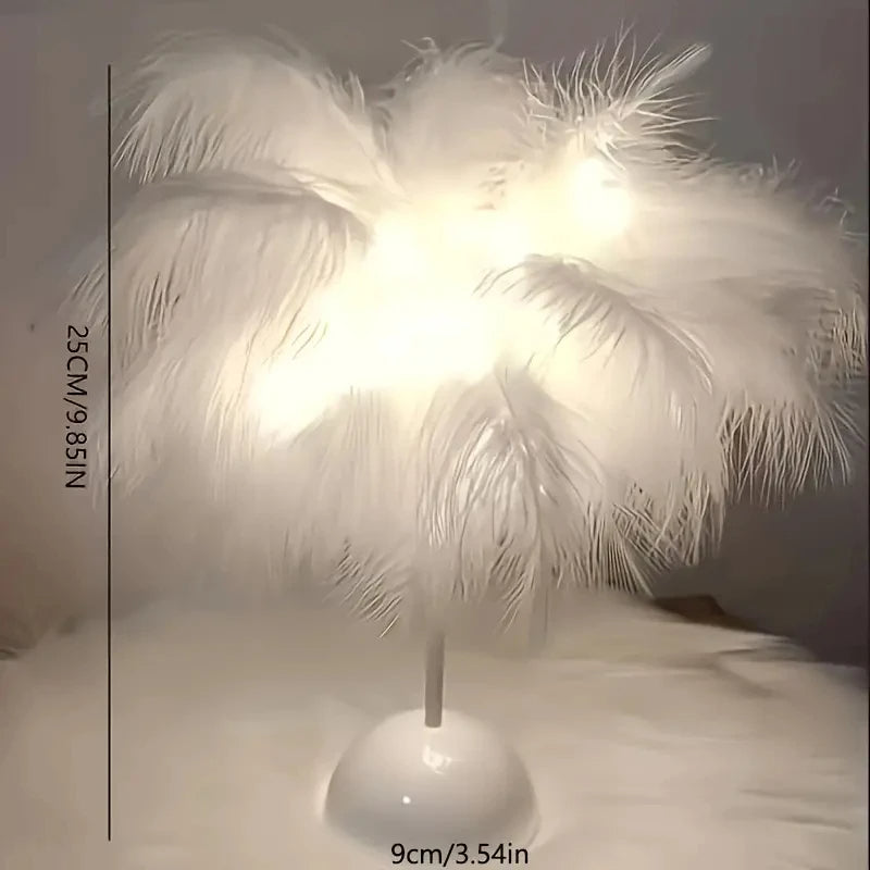 Feather Design LED Lamp