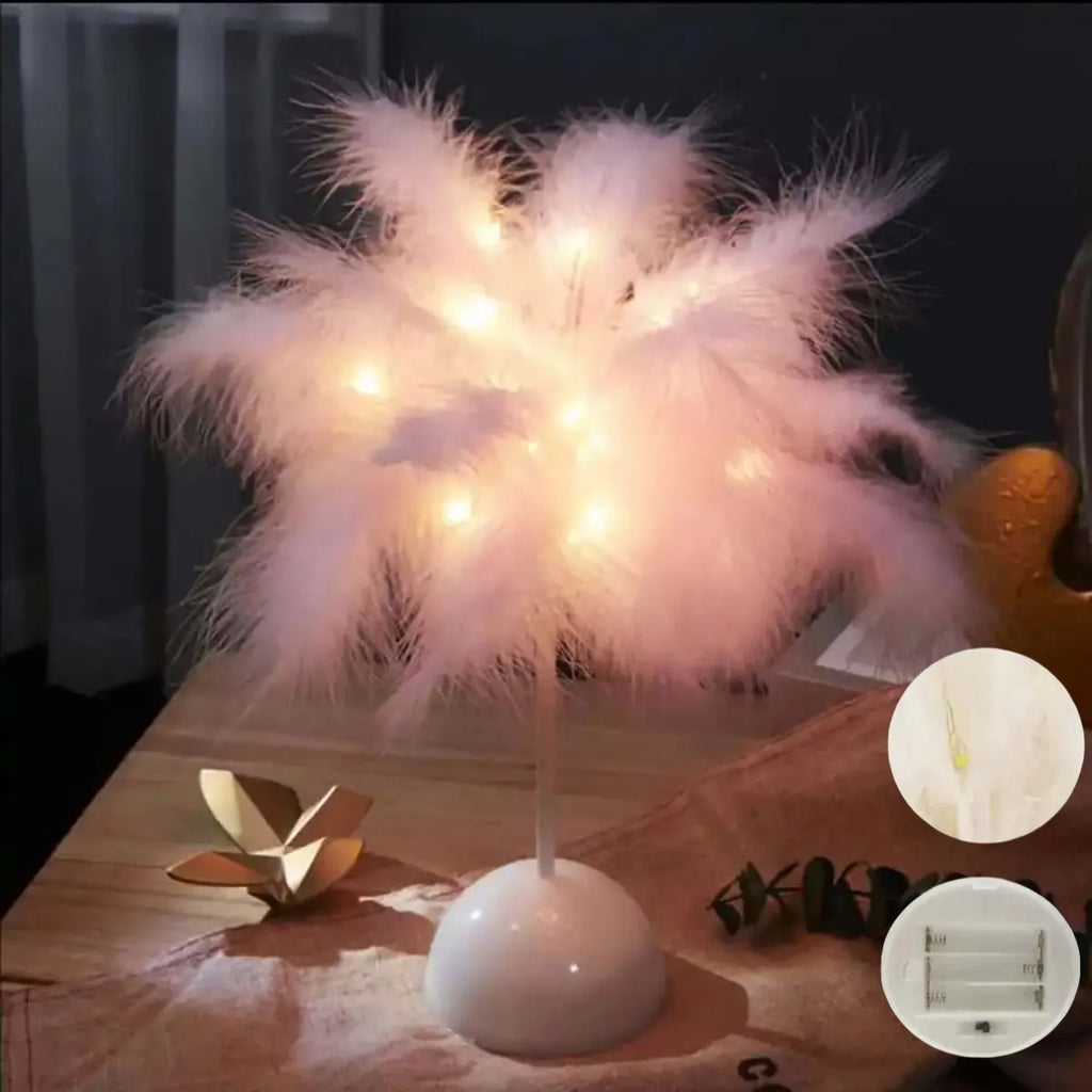 Feather Design LED Lamp