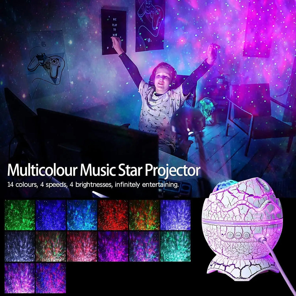 Galaxy Nebula Projector
