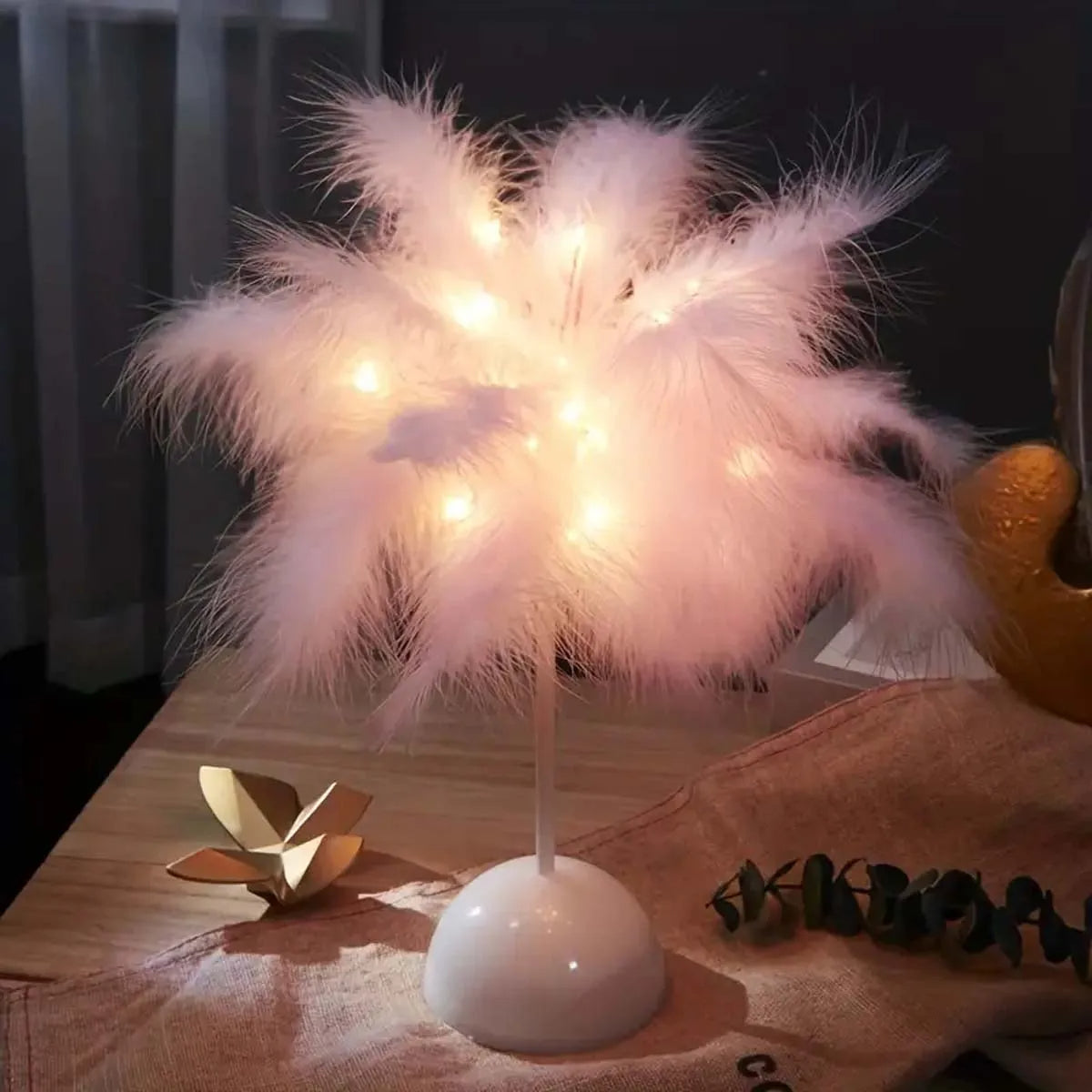 Feather Design LED Lamp