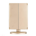 Rechargeable LED Makeup Mirror — 360° Rotating with Magnification