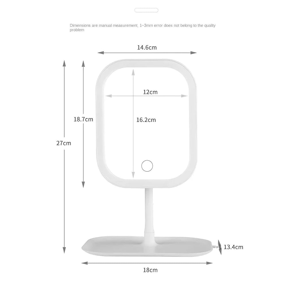 LED Vanity Makeup Mirror — Touch Dimming